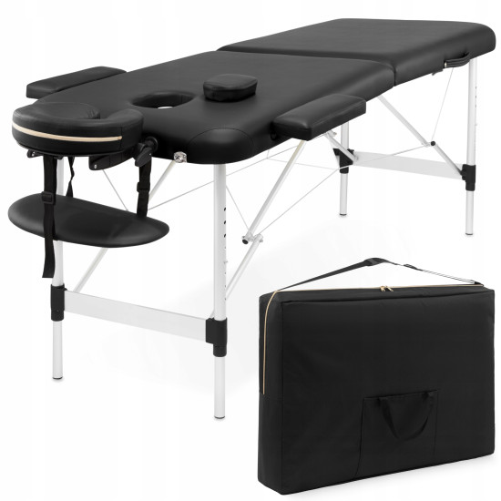 Купить Массажный стол  4FIZJO Massage Table+ Alu W60 Black в Киеве - фото №1